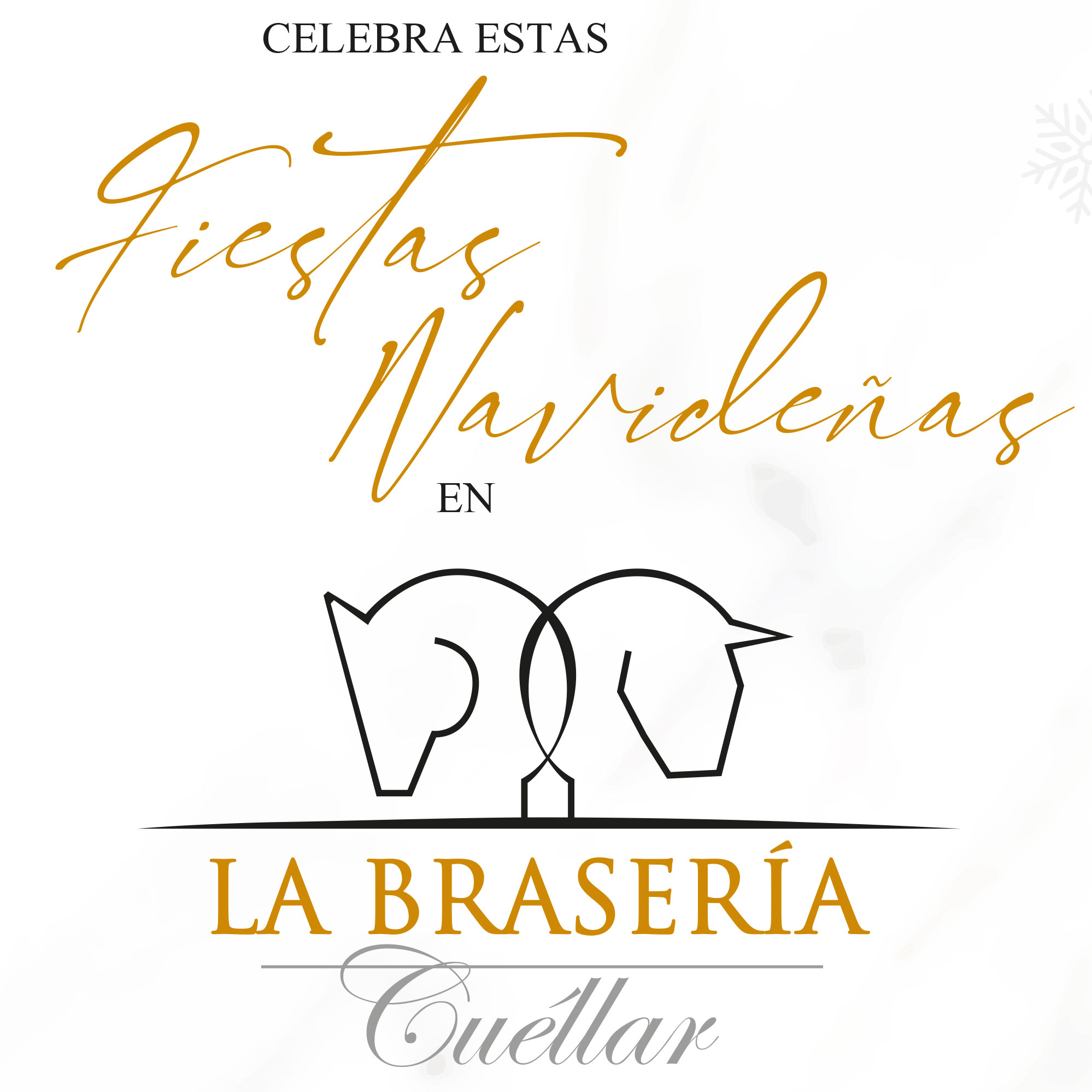 Menús de Navidad Brasería de Cuellar 2025