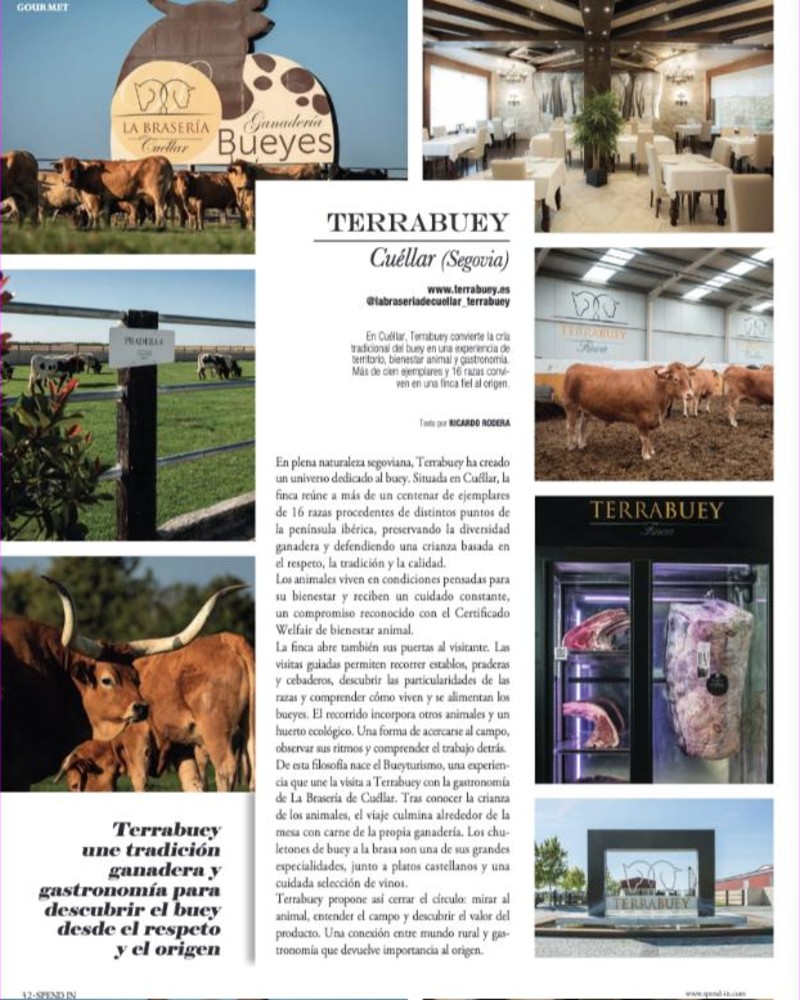 Terrabuey en la revista Spend In, nº 126 Castilla y León, página 32